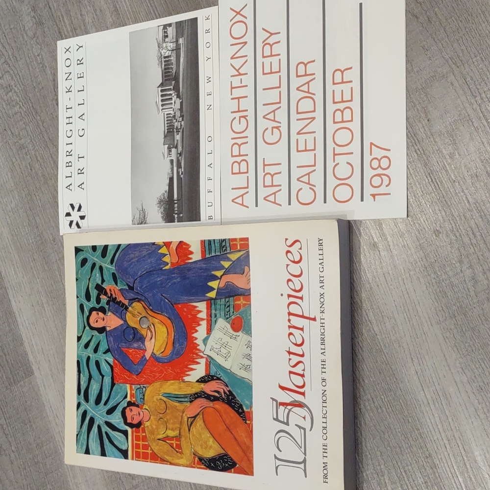 1987 125 Masterpieces ART Gallery Albright Knox 264 page Book Coffee Table Rare